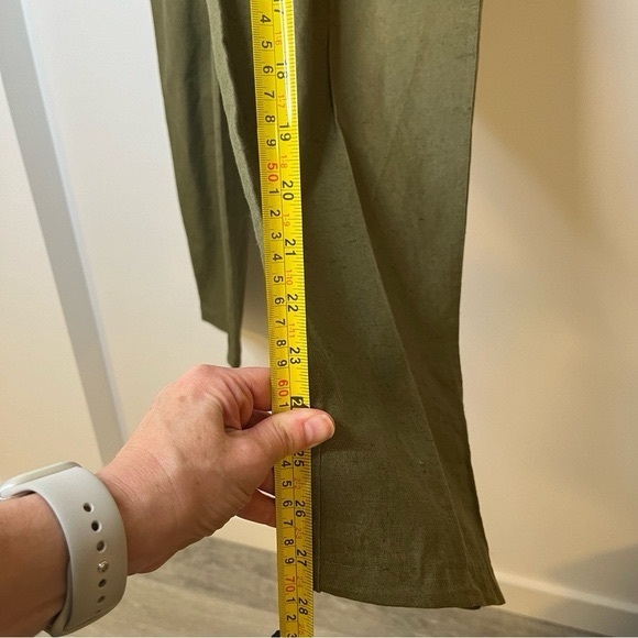 VINTAGE Trouser Pants Pleated Front Olive Khaki Green Small fits 2 4 - Picture 10 of 10